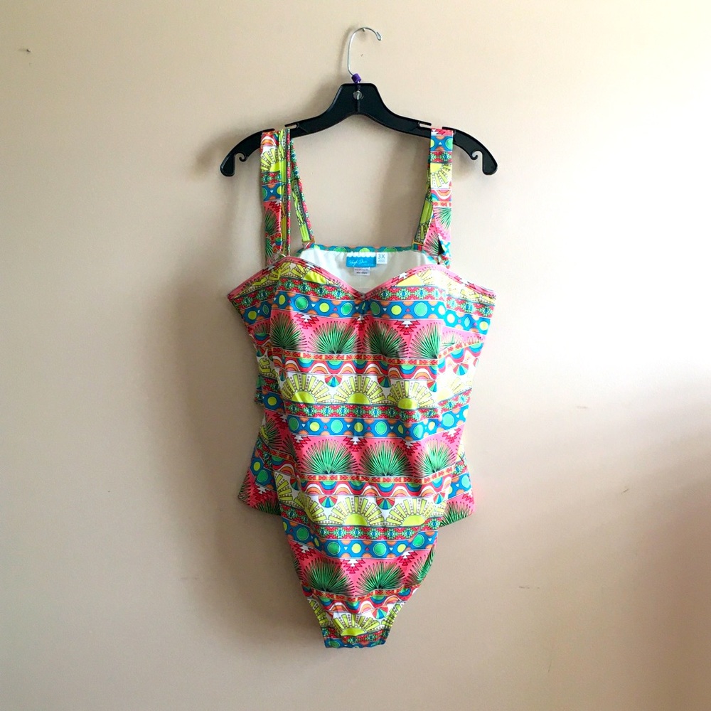 Colorful One Piece Swimwear